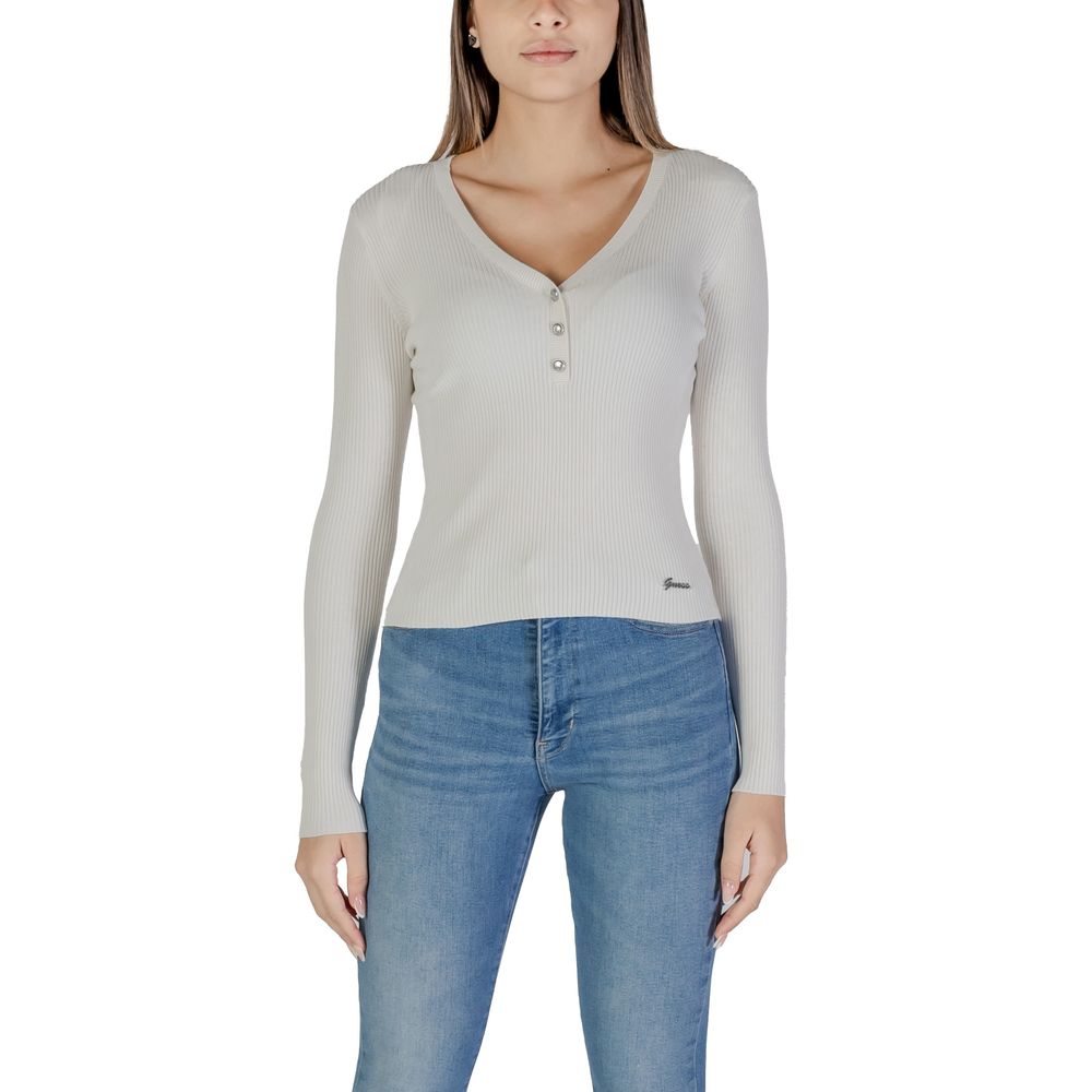 Guess Krem Viskon Spor Giyim
